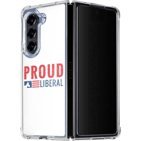 Proud Liberal Galaxy Z Fold5 5G Clear Case